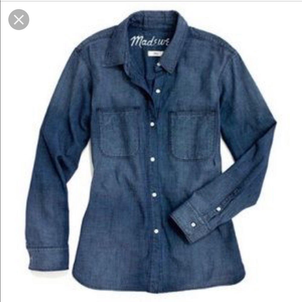 Madewell Chambray Ex-Boyfriend Shirt